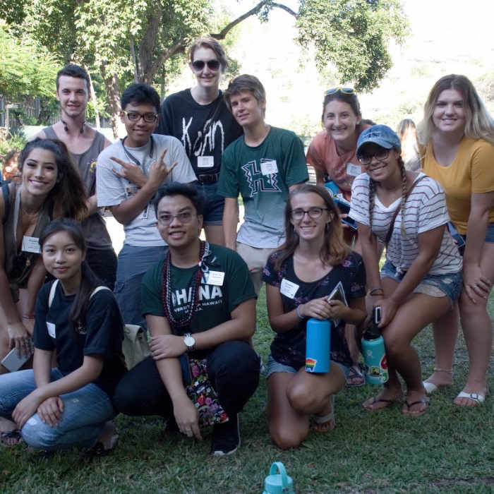 Students at Welcome Day