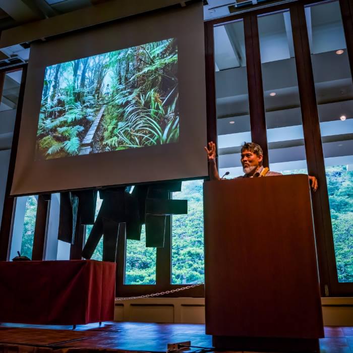 Dr. Sam Ohu Gon III at Tester Symposium